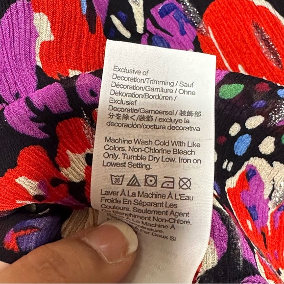 J Crew Smocked Popover Top in Lurex Dot Small - Picture 8 of 11